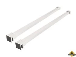 Wiesbaden Set Slim Stabilisatiestangen Wit Tbv Vrijstaande Inloopdouche