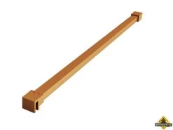 Wiesbaden Slim Stabilisatiestang 120cm Messing