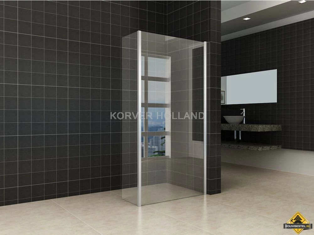 Eco-combi Inloopdouche + Zijwand Nano 900x300 Mm