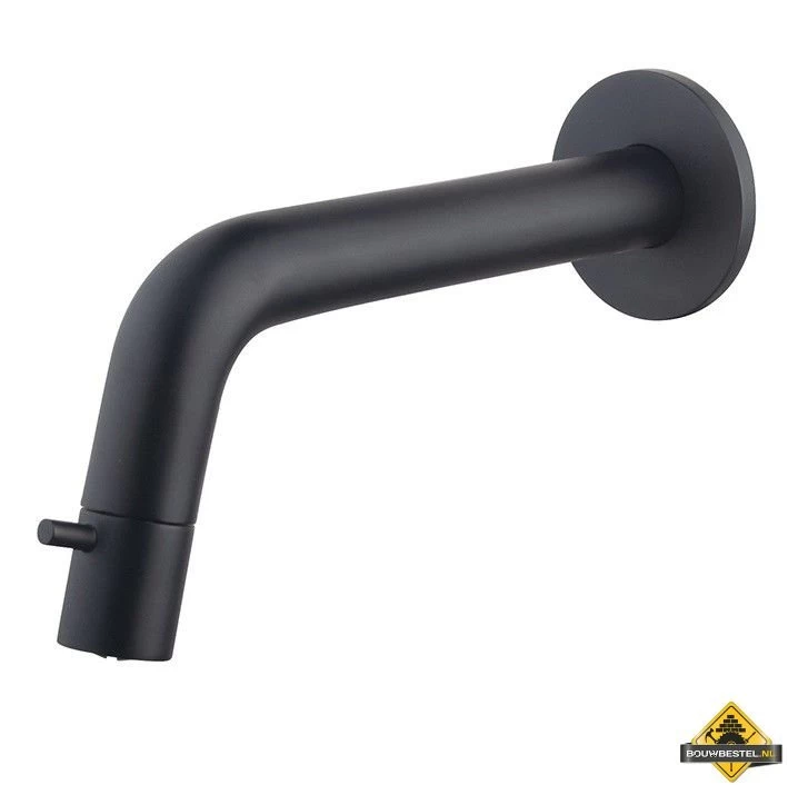 Wiesbaden Sophia Inkortbaar Toiletkraan Muurbevestiging Mat-zwart