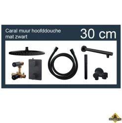 Wiesbaden One-pack Inbouwthermostaatset Rond Type 304 MZ (30cm)