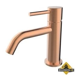 Wiesbaden Style Wastafelmengkraan Geborsteld Koper