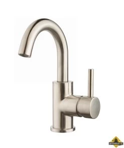 Wiesbaden Caral Opbouw-wastafelkraan Met Draaibare Uitloop Geborsteld Staal