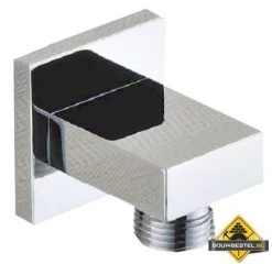 Wiesbaden Rombo Doucheaansluiting Chroom