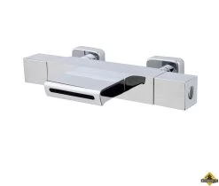 Wiesbaden Rombo Thermostatische Waterval Badmengkraan Chroom