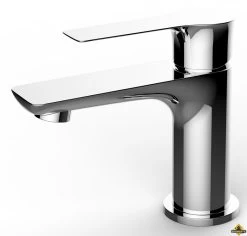 Wiesbaden Casma Eenhendel-wastafelmengkraan Laag Chroom