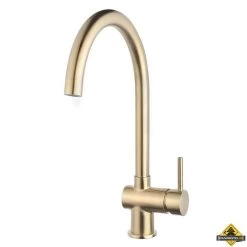 Wiesbaden Caral Keukenmengkraan Geborsteld Messing