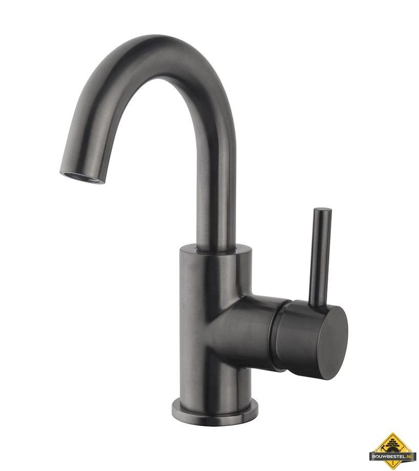 Wiesbaden Caral Opbouw Wastafelkraan Met Draaibare Uitloop Gunmetal