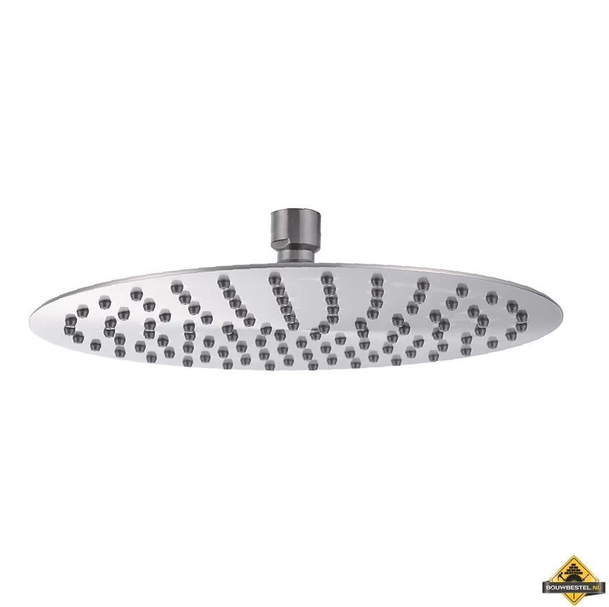 304-UFO Hoofddouche Rond 25 Cm RVS
