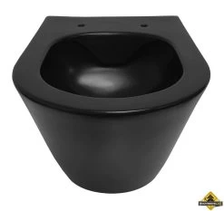 Wiesbaden Stereo Rimless Wandcloset 53cm Zonder Zitt. Mat-zwart