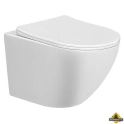 Xellanz Nibiru Rimless Verkort Wandcloset 48cm+ Softclose Zitting Wit