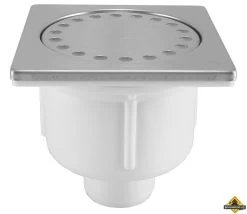 Doucheplug 10x10 Onderuitlaat RVS