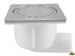 Doucheplug 10x10 Zijuitlaat RVS