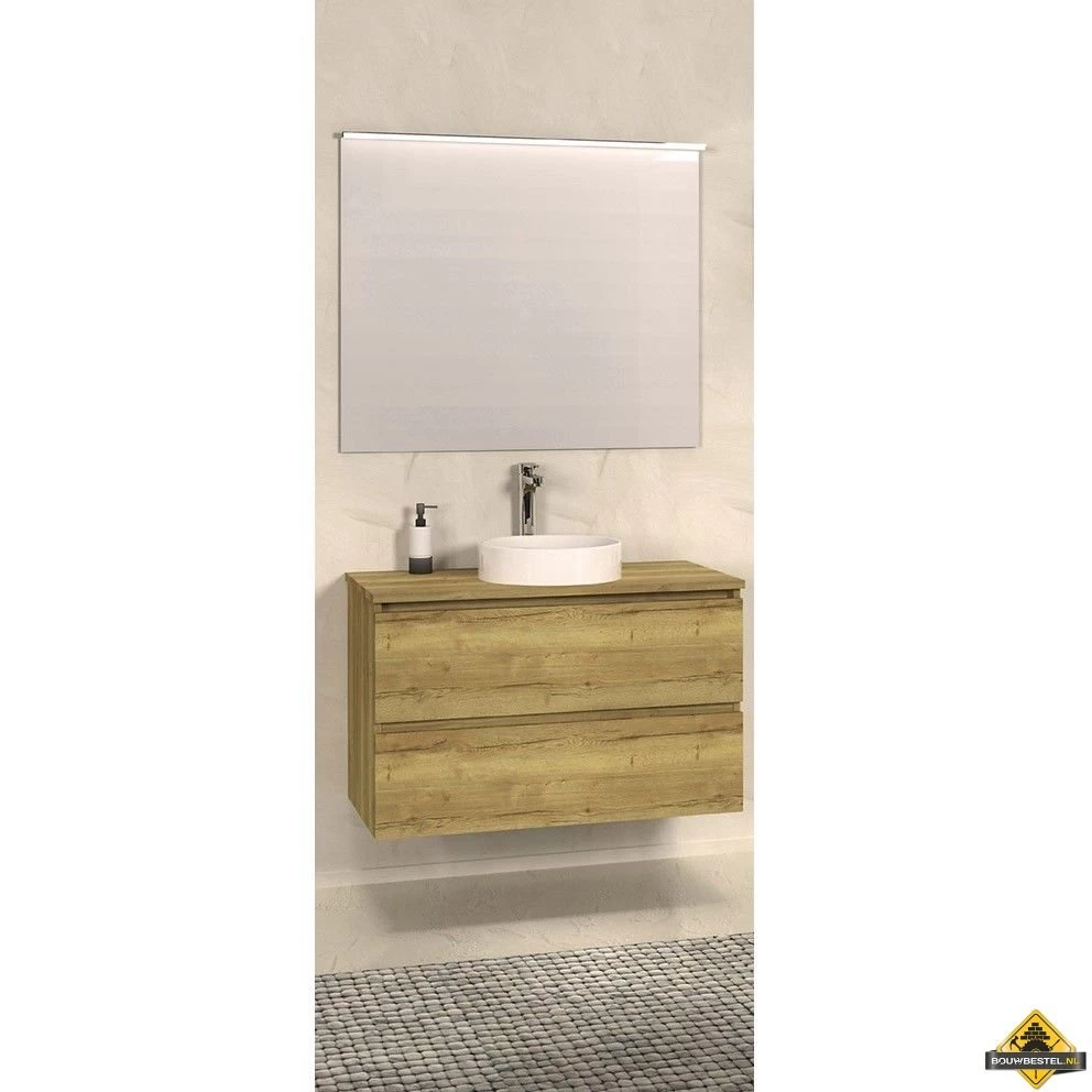 Xellanz Bologna Badmeubel 80cm Nato+Nato Blad - Afbeelding 2