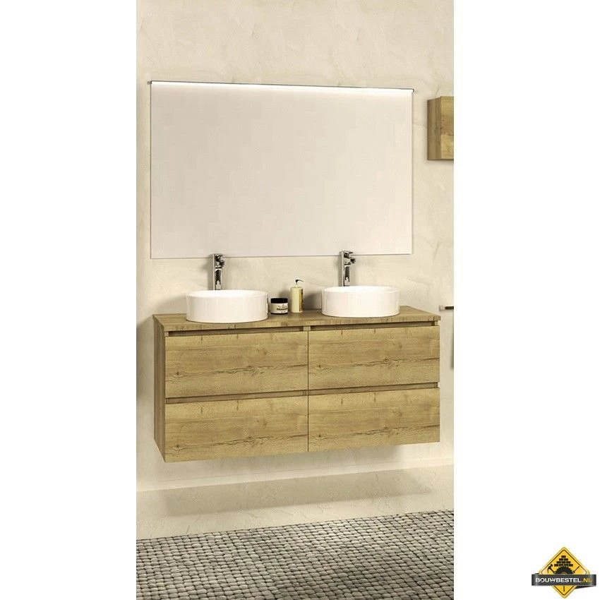 Xellanz Bologna Badmeubel 120cm Nato+Nato Blad - Afbeelding 2