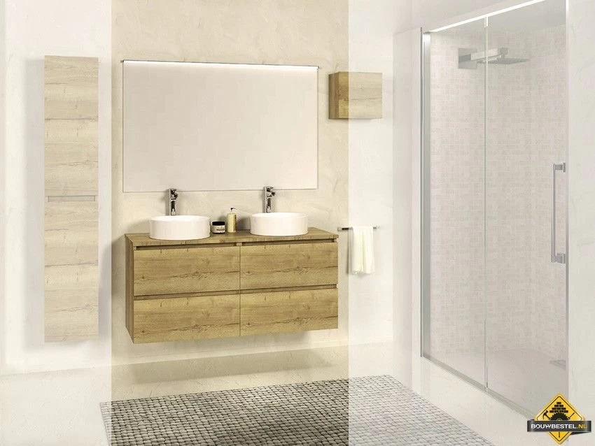 Xellanz Bologna Badmeubel 120cm Nato+Nato Blad