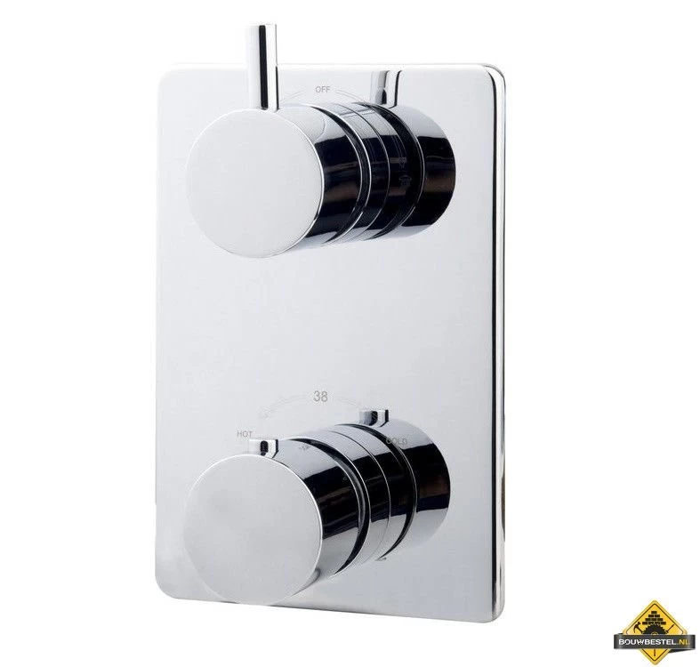 Wiesbaden Douche One-Pack Inbouwthermostaatset Rond Type 104 (30cm) - Afbeelding 6