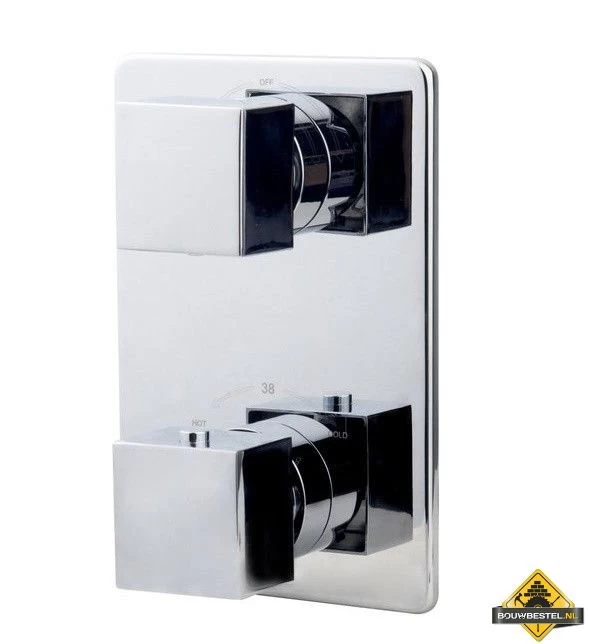 Wiesbaden Douche One-Pack Inbouwthermostaatset Type 126 (20 Cm Ufo) - Afbeelding 2