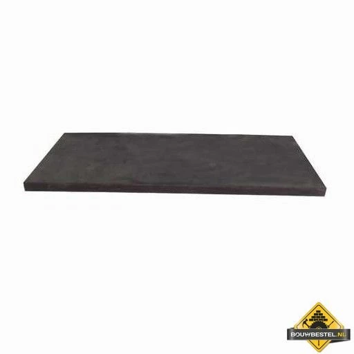 Badmeubel Blad Natuursteen 120 Cm Met 2 Afvoergaten