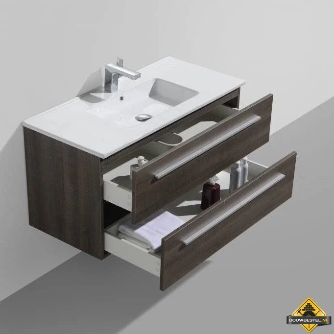 Badmeubel DL 100 Cm Kentucky Oak - Afbeelding 2