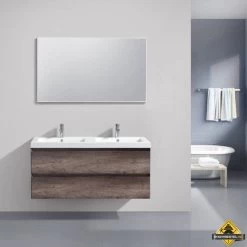 Badmeubel Infinity Century Oak Met 2 Kraangaten 120 Cm