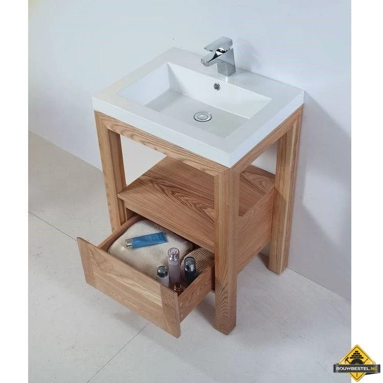 Badmeubel Robusta Trend Met 1 Kraangat 60 Cm - Afbeelding 2