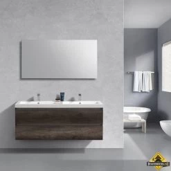 Badmeubel Trendline 140 Cm Century Oak Met 2 Kraangaten