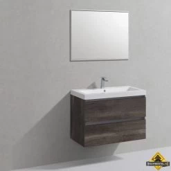 Badmeubel Trendline 80 Cm Century Oak Zonder Kraangat