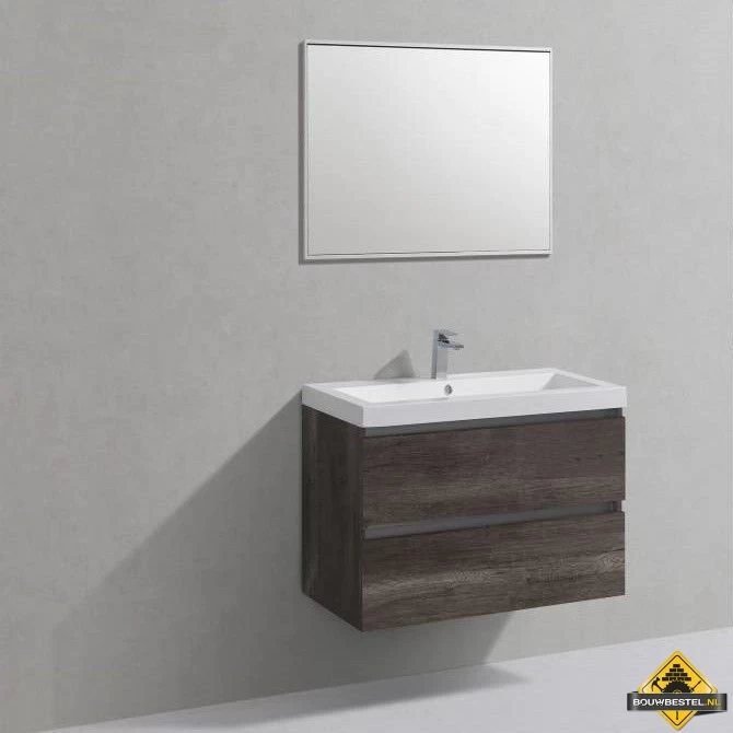 Badmeubel Trendline 80 Cm Century Oak Zonder Kraangat