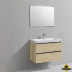 Badmeubel Trendline 80 Cm Light Wood Met 1 Kraangat