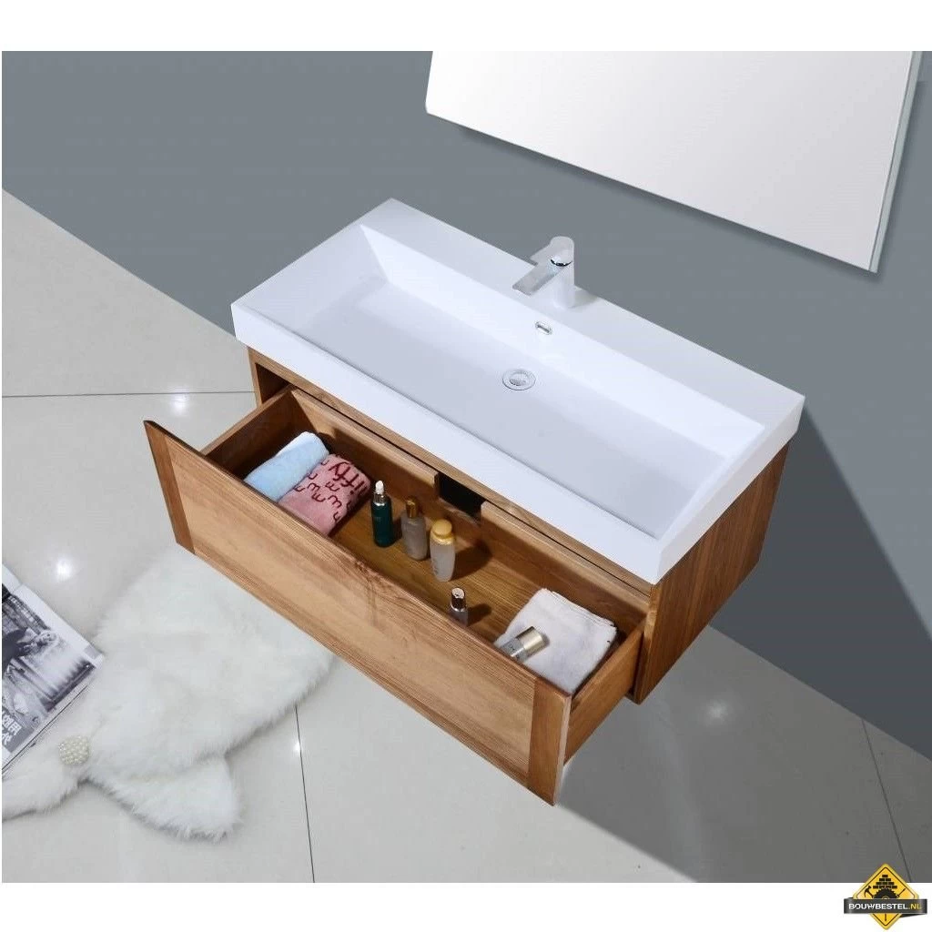 Badmeubel Vision Trend Zonder Kraangat 100 Cm - Afbeelding 2