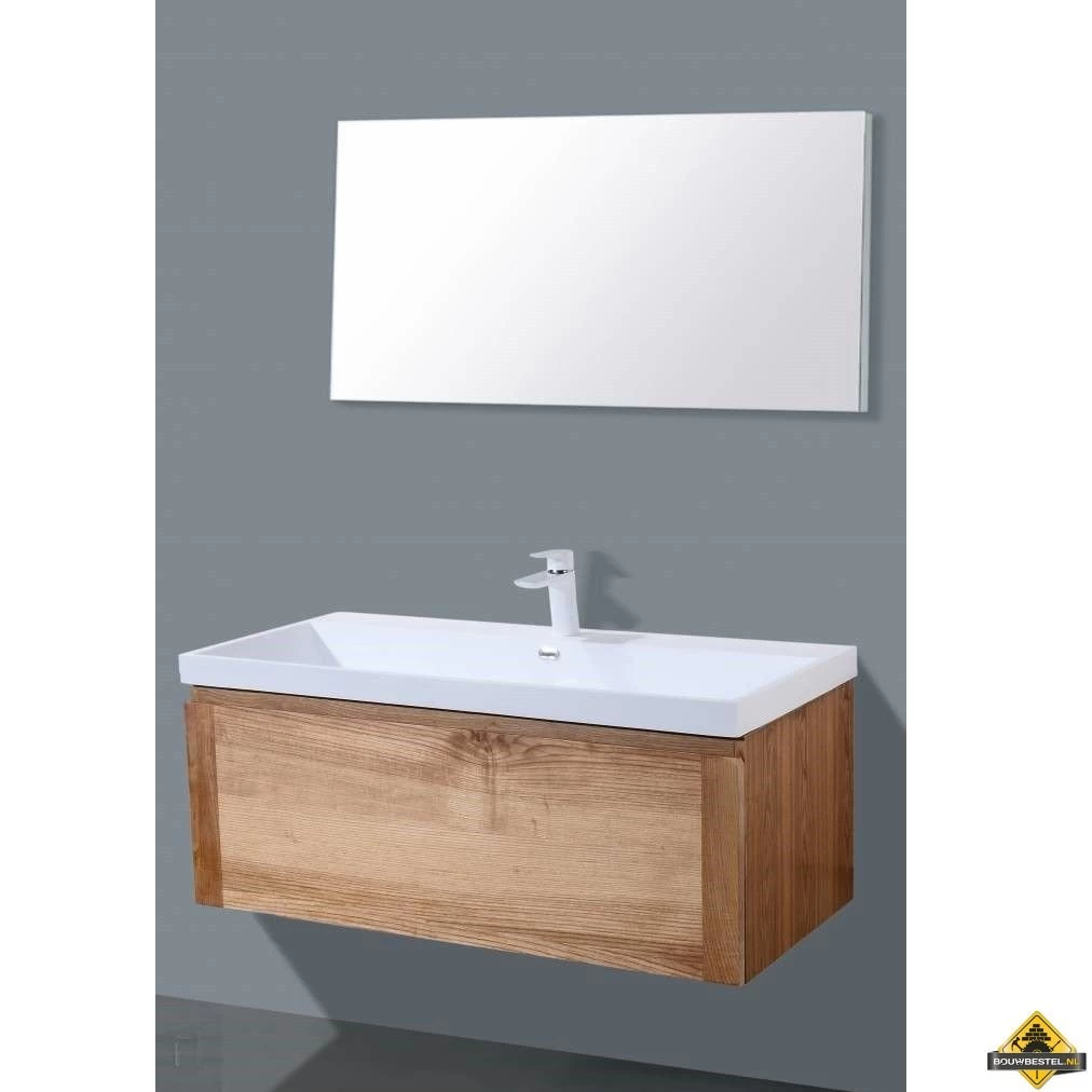 Badmeubel Vision Trend Met 1 Kraangat 100 Cm