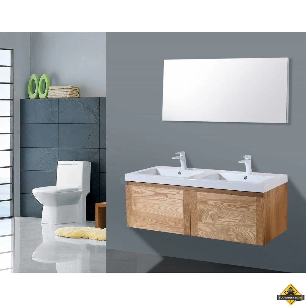 Badmeubel Vision Trend Met 2 Kraangaten 120 Cm