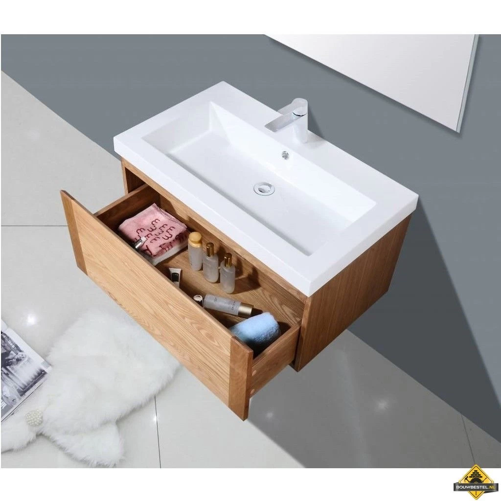 Badmeubel Vision Trend Zonder Kraangat 80 Cm - Afbeelding 2