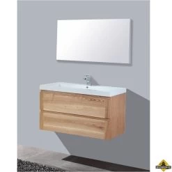 Badmeubel Wood Trend Zonder Kraangat 100 Cm