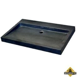 Best Design Limestone Lot-70 Opbouw-wastafel Zonder Kraangat