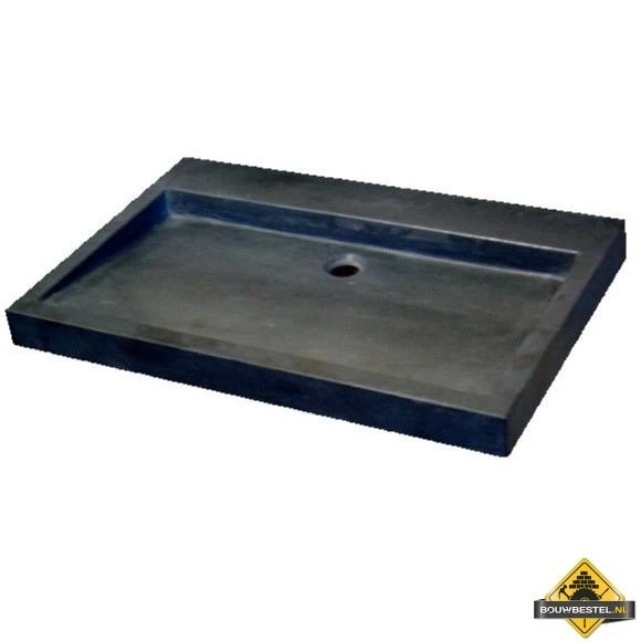 Best Design Limestone Lot-70 Opbouw-wastafel Zonder Kraangat