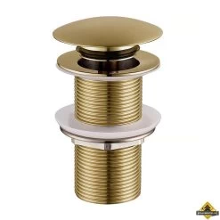 Caral Vaste Waste Verlengd 5/4" Geborsteld Messing