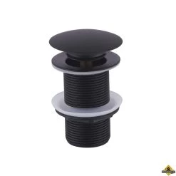 Caral Clickwaste Verlengd 5/4" Mat Zwart