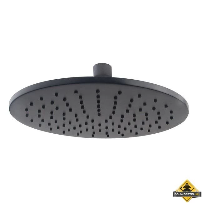 Caral Hoofddouche Rond 25 X 0,8 Cm Mat Zwart