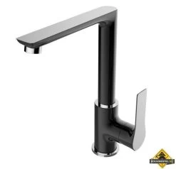 Wiesbaden Casma Keukenkraan Zwart/chroom