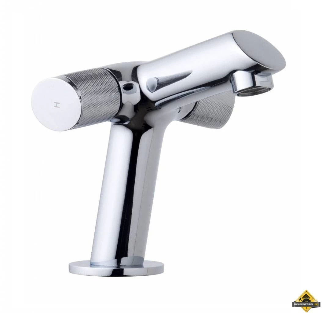 Wiesbaden Concorde Wastafelkraan + Klikwaste Chroom