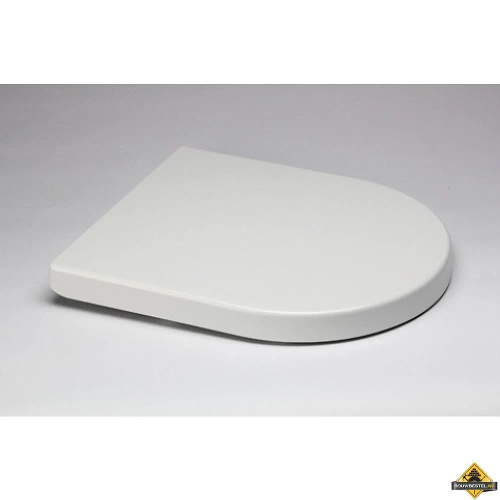 DeeLine Toiletzitting Met Deksel One-touch Wit - Afbeelding 2