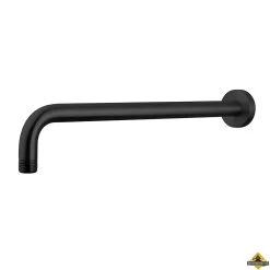 Douchearm Rond Muurbevestiging 35cm Mat Zwart