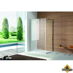 Deur + Vaste Wand Douchecabine Quadra 100 Cm