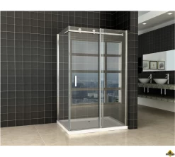 Block Douchecabine 1200x900x2000 Chroom 8mm NANO
