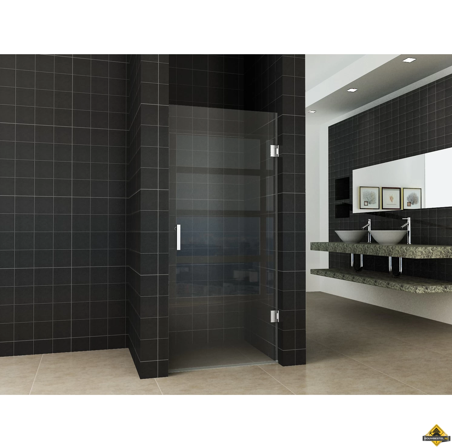 Wiesbaden Less Profielloze Nisdeur 80 Cm