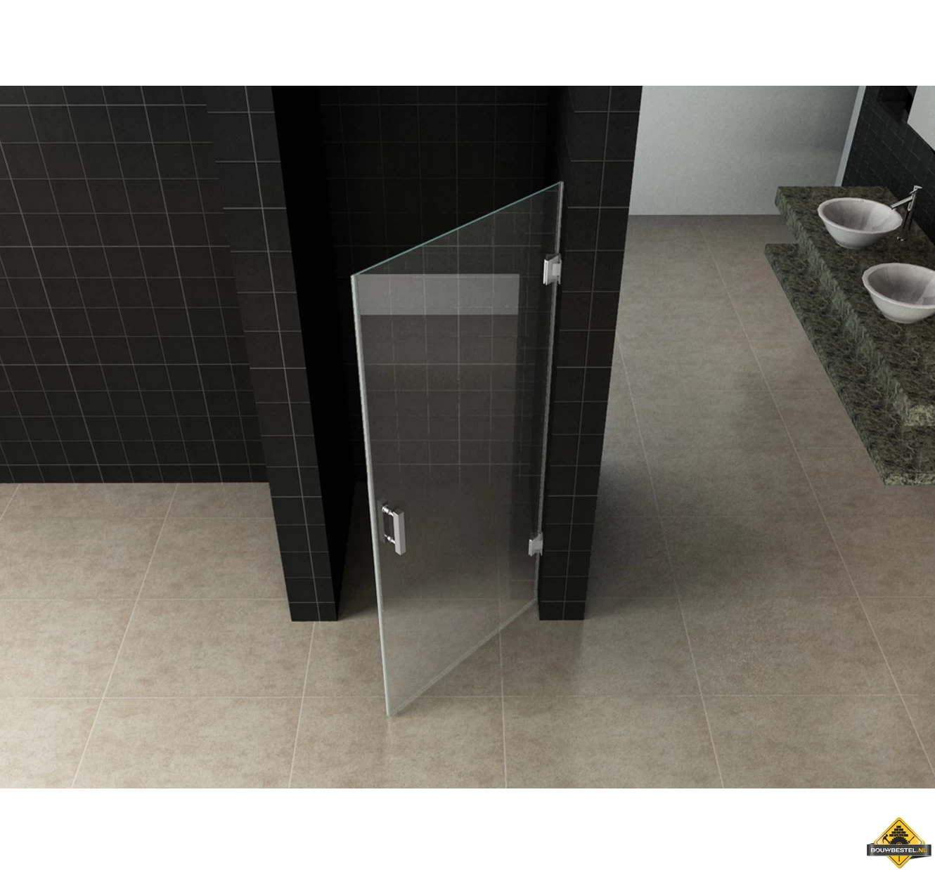 Wiesbaden Less Profielloze Nisdeur 70 Cm - Afbeelding 2