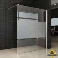 Wiesbaden Inloopdouche + Muurprof.1600x2000 8mm NANO Gedeeltelijk Matglas