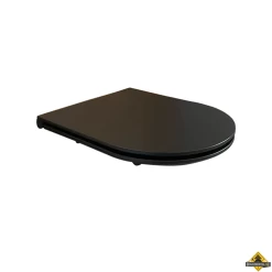 Flatline Toiletzitting Softclose En Quick Release Mat Zwart